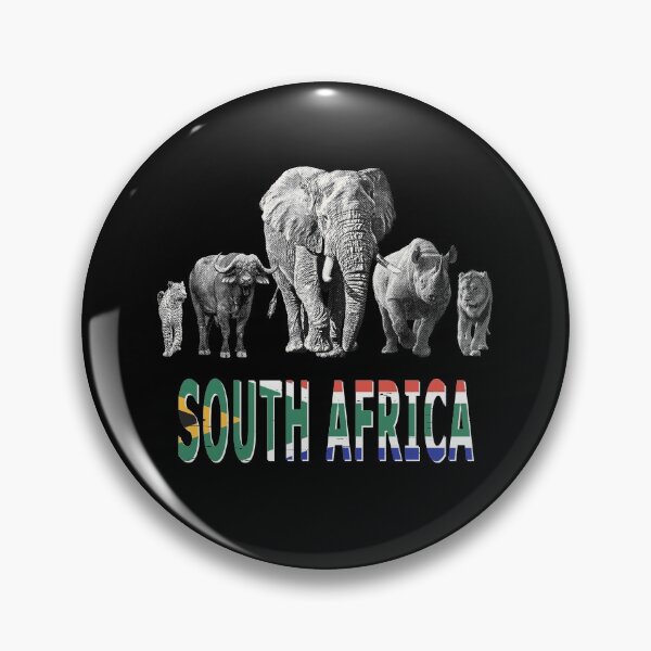 Item preview, Africa's Big Five South Africa Pride Wildlife designed and sold by Scotch Macaskill.