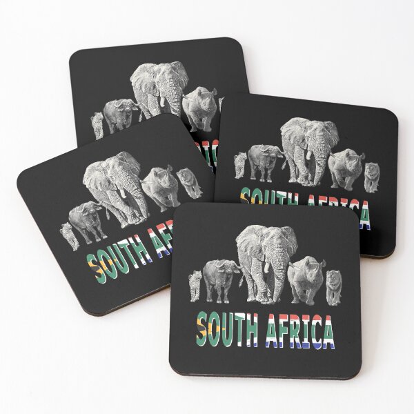 Item preview, Africa's Big Five South Africa Pride Wildlife designed and sold by Scotch Macaskill.