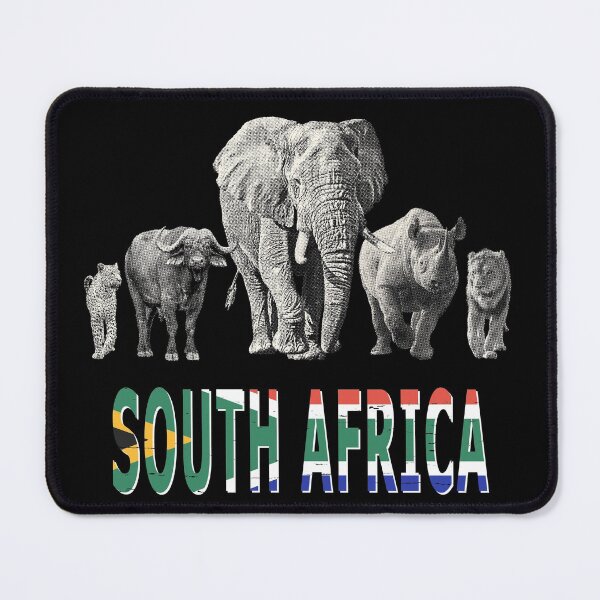 Item preview, Africa's Big Five South Africa Pride Wildlife designed and sold by Scotch Macaskill.