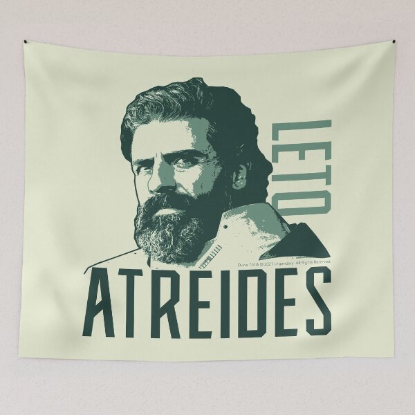 Item preview, Leto Atreides face art Graphic - Dune 2021 fan art designed and sold by Luhmdesign.