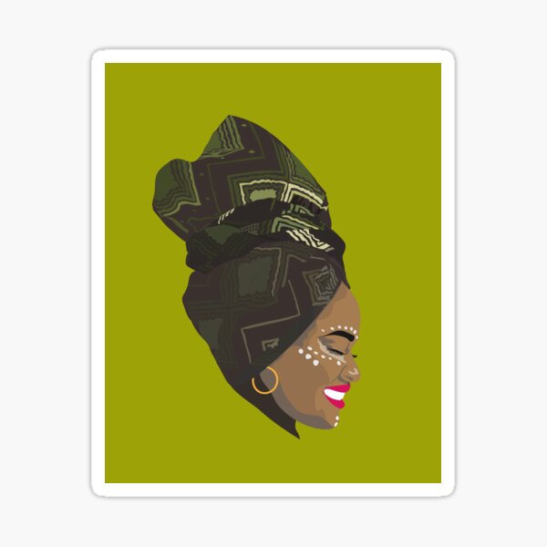 For the LOVE of AFRICA-Green Sticker