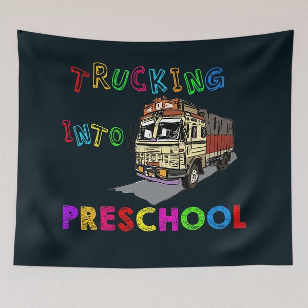 Item preview, Trucking Into Preschool Back To School Design designed and sold by Olhado.