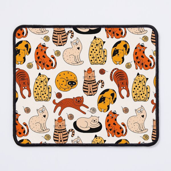 Item preview, Cute Pattern Of Cats, Simple Colorful Design, Cat Pattern designed and sold by PandaSoul.