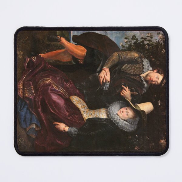 Item preview, The Artist and His Wife by Peter Paul Reubens designed and sold by Amanda1775.