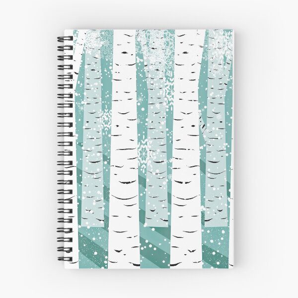 Item preview, Frosted birch forest designed and sold by LaPetiteBelette.