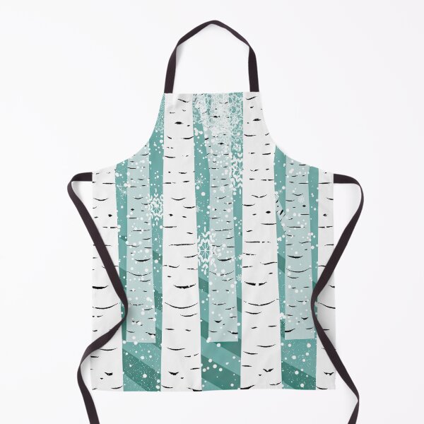 Item preview, Frosted birch forest designed and sold by LaPetiteBelette.