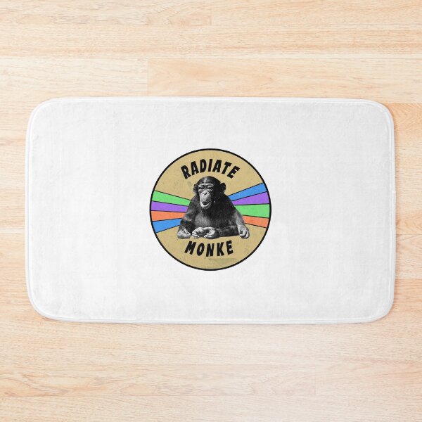 Item preview, Radiate monke monkey funny happy chimp meme designed and sold by Captain-Jackson.