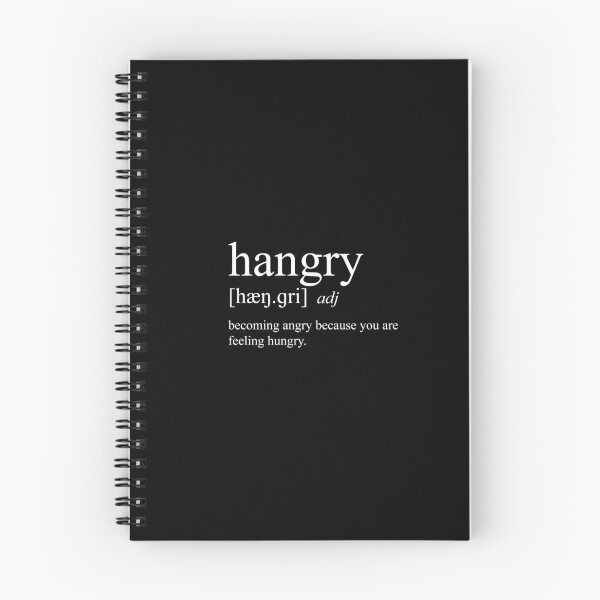 Item preview, hangry - definition designed and sold by Silly Lily.