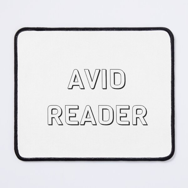 Item preview, AVID READER book lover designed and sold by Inspirationmotivation.