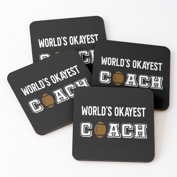 Item preview, World's Okayest Coach Funny American Football  designed and sold by ZiesMerch.