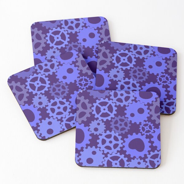 Item preview, Snug cogwheels purple designed and sold by QuirkyCraftz.