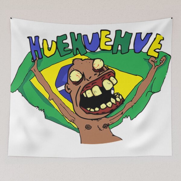 Item preview, Brasil hue meme lol gracioso designed and sold by Shoplol.