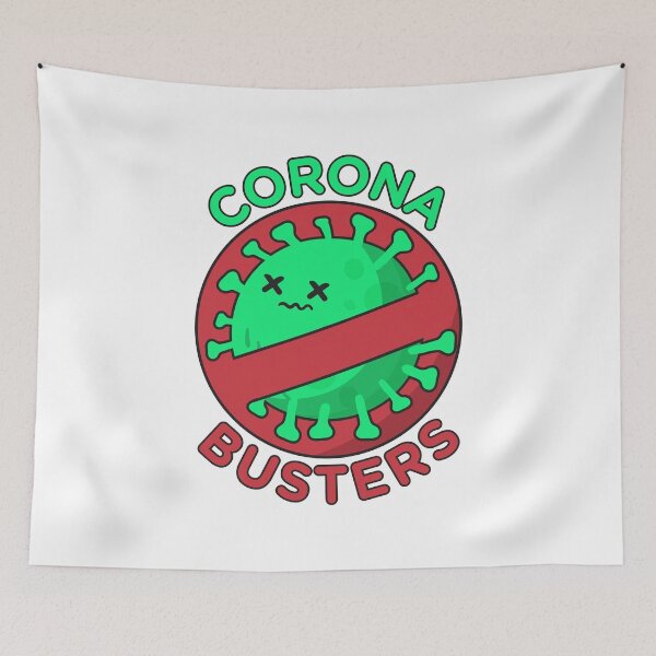 Item preview, Awesome Corona Busters for Vaccinated Medical Staff Frontline healthcare workers designed and sold by redblackline.