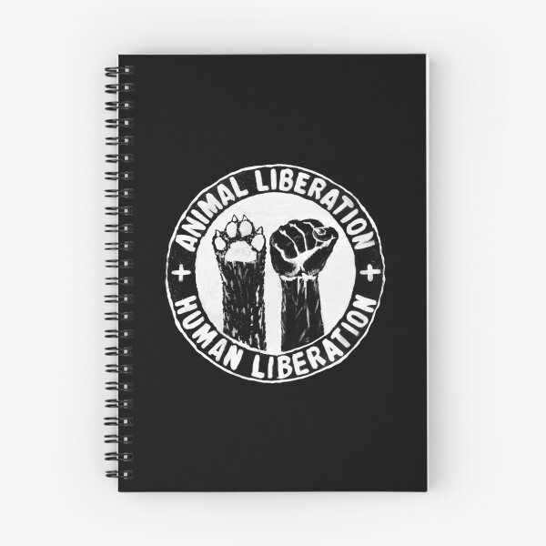 Item preview, ANIMAL LIBERATION + HUMAN LIBERATION :: Animal Rights Vegan Activist designed and sold by JusticeVegan.