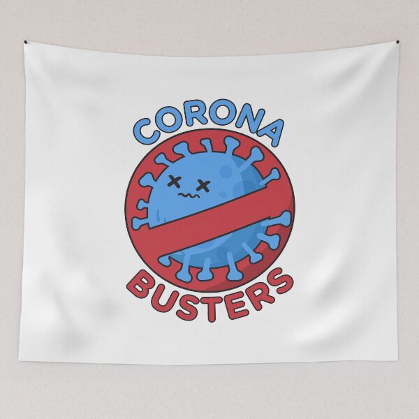 Item preview, Awesome Corona Busters for Vaccinated Medical Staff Frontline healthcare workers designed and sold by redblackline.