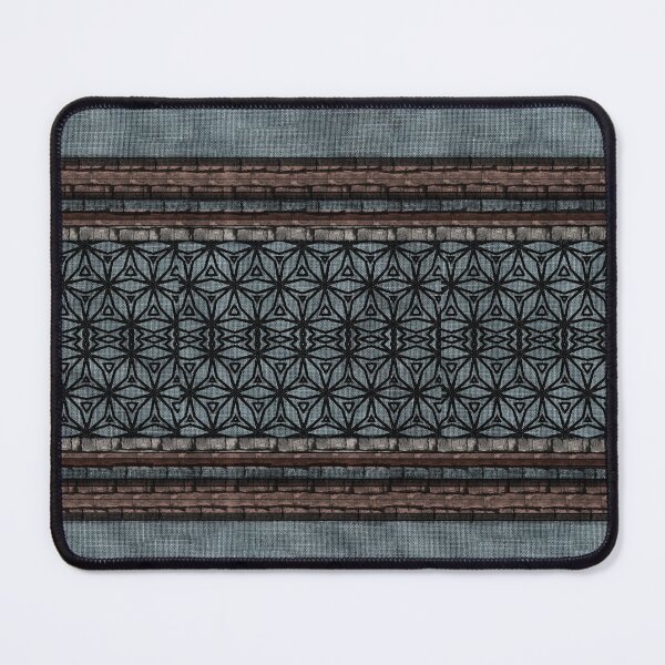 Item preview, Blue Grey Nomad Fabric Abstract designed and sold by Sheila Wenzel Ganny.