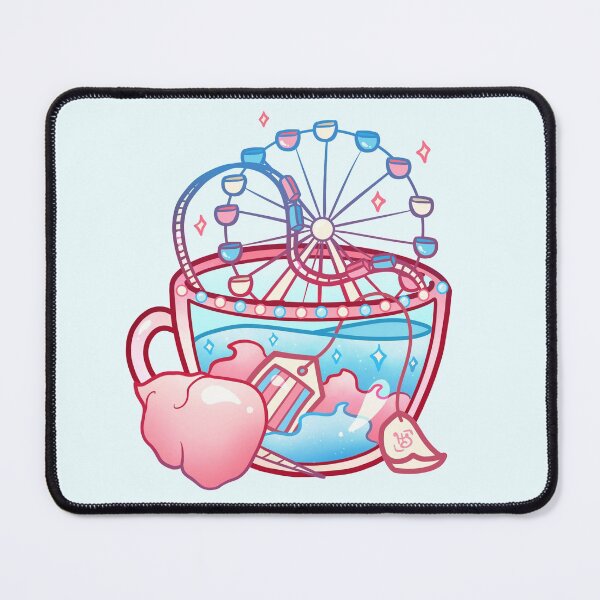 Item preview, Pride Flag Teacup - Cotton Candy Transgender designed and sold by heysoleilart.