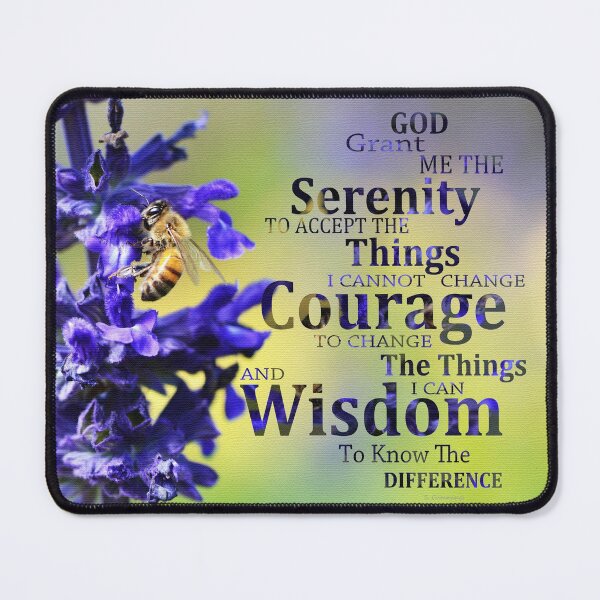 Item preview, Serenity Prayer - Honey Bee Art - Sharon Cummings designed and sold by Sharon Cummings Art.