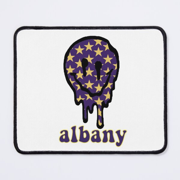 Item preview, SUNY albany drippy smiley designed and sold by samantha brachman.