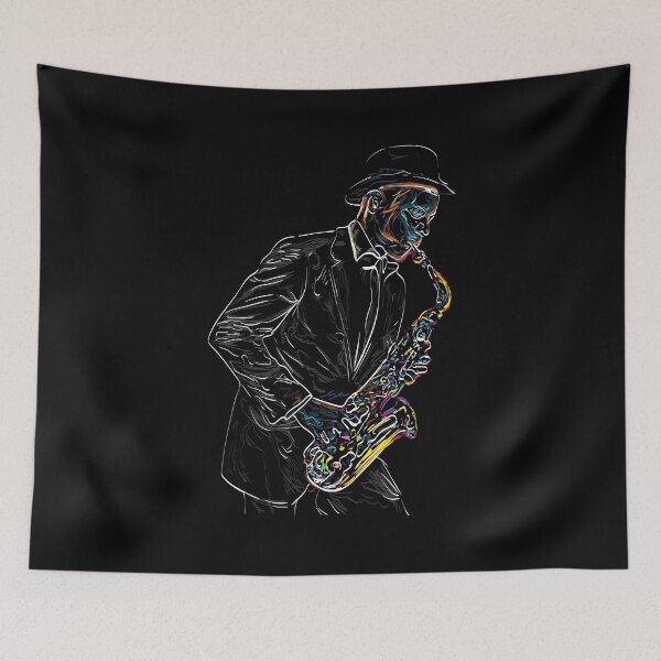 Item preview, Saxophonist designed and sold by Den Alman.