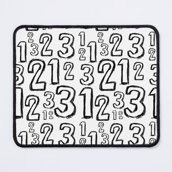 Item preview, One, Two, Three Number Mix designed and sold by badlydrawnbabe.