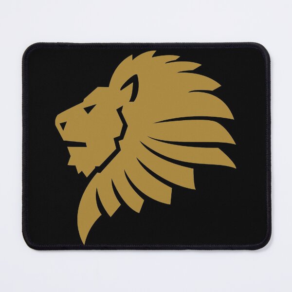 Item preview, Gold glamour lion print designed and sold by Takemeforaride.