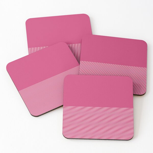 Item preview, Raspberry Sorbet Pink Minimalist Geometric Pattern designed and sold by likebakerdo.