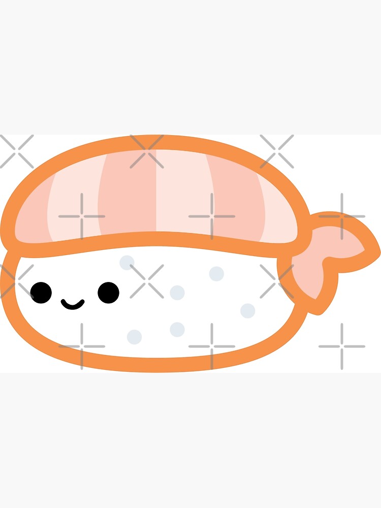 Discover Cute Sushi Kawaii Nigiri Premium Matte Vertical Poster