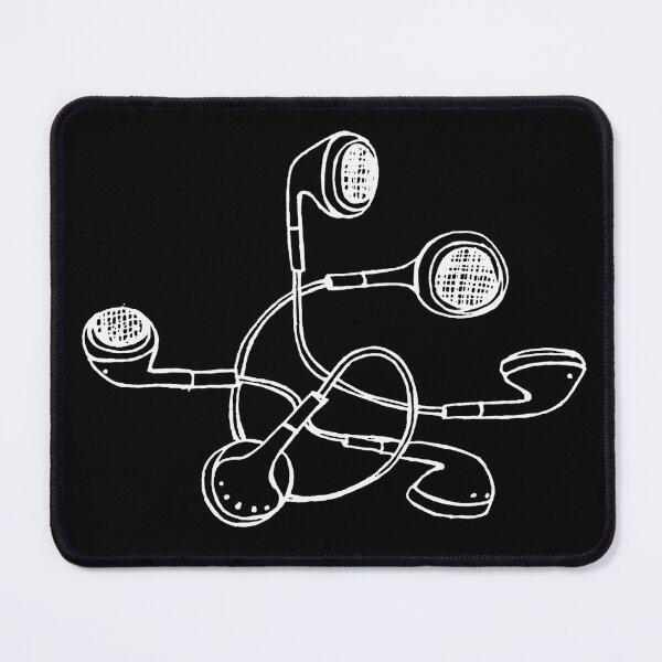 Item preview, Earbuds Earphones designed and sold by badlydrawnbabe.