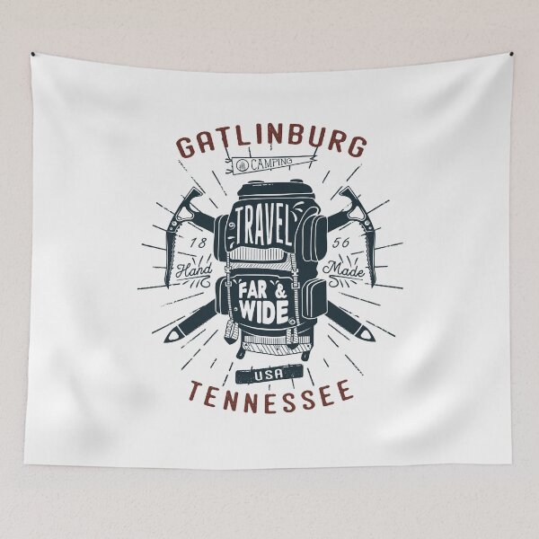 Item preview, Gatlinburg Tennessee Backpack Gear Retro designed and sold by KrisSidDesigns.
