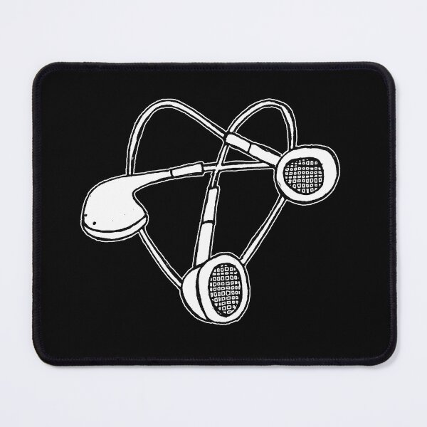 Item preview, Earbuds Earpods Earphones: Heart Shaped Music for Valentine designed and sold by badlydrawnbabe.
