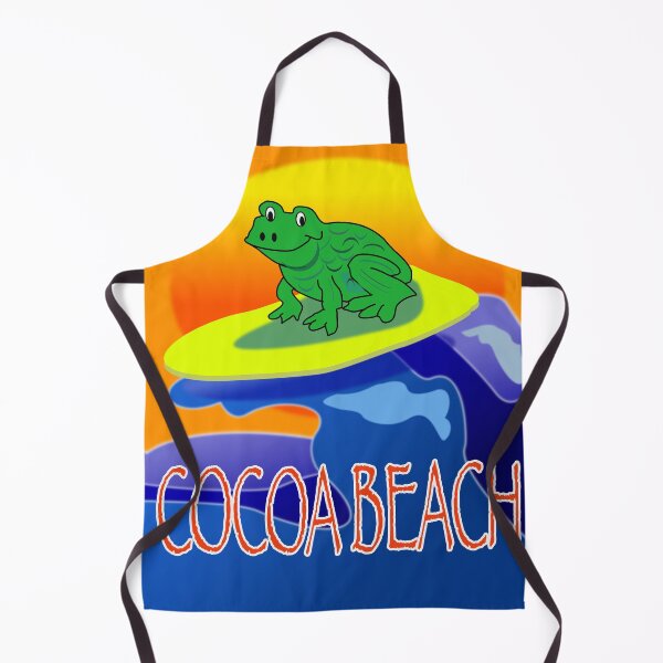 Item preview, REAL COOL Frog Surfing Cocoa Beach designed and sold by EdwardMonet.