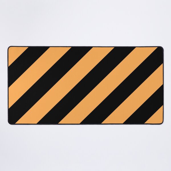 Item preview, Mid-tone Orange and Black Diagonal Stripe Pattern Pairs 2022 Trending Color (Hue / Shade / Colour) Pantone Marigold 14-1050 designed and sold by ColorOfTheYears.