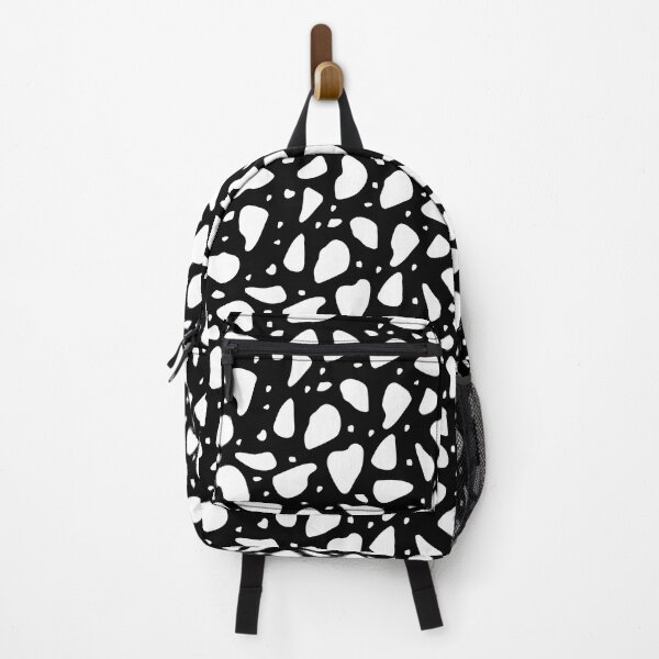 Item preview, Terrazzo Pattern (white/black) designed and sold by Design Minds Boutique.