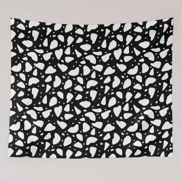 Item preview, Terrazzo Pattern (white/black) designed and sold by Design Minds Boutique.