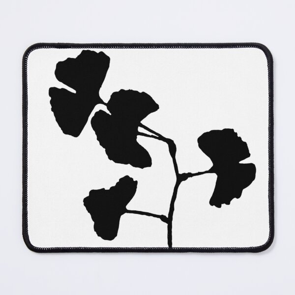 Item preview, Black Ginkgo Leaf Silhouette designed and sold by badlydrawnbabe.