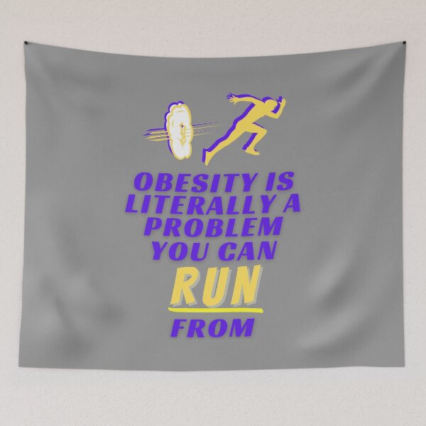 Item preview, Run From Obesity designed and sold by OlympicsMerch.