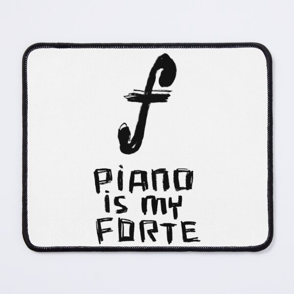 Item preview, Piano Is My Forte for Musician designed and sold by badlydrawnbabe.