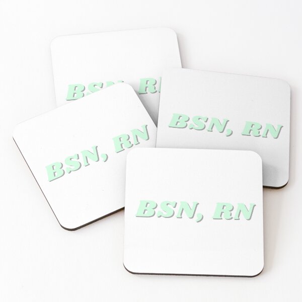 Item preview, BSN, RN- light green  designed and sold by CSdoodles.