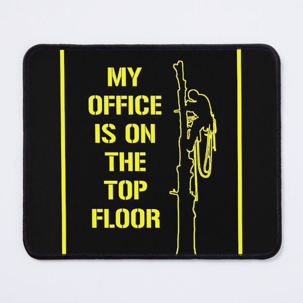 Item preview, Arborist Design : My office is on the top floor yellow designed and sold by Imladris01.
