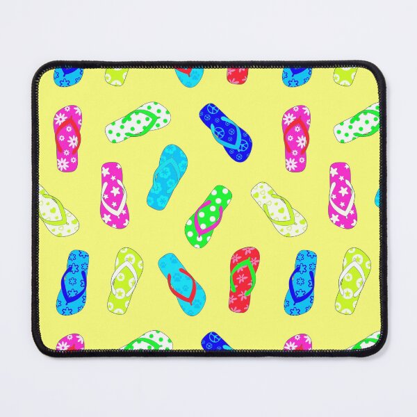 Item preview, Colorful Flip Flops Yellow designed and sold by Julie Erin Designs.