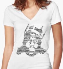 Biggie It Was All A Dream (White) Women's Fitted V-Neck T-Shirt