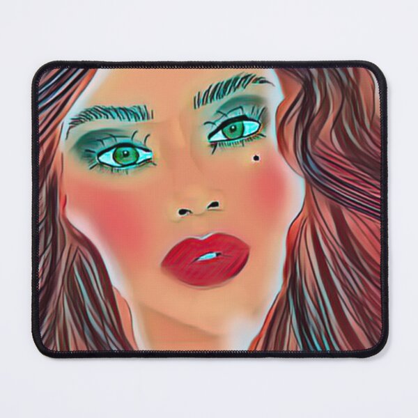 Item preview, Red Pop Art Portrait designed and sold by MIZIdesigns.