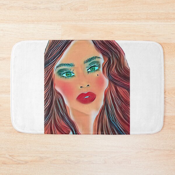 Item preview, Red Pop Art Portrait  designed and sold by MIZIdesigns.