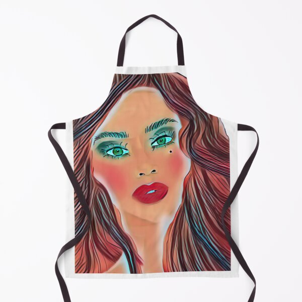 Item preview, Red Pop Art Portrait designed and sold by MIZIdesigns.