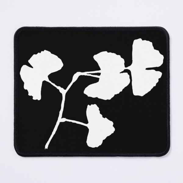 Item preview, Black And White Ginkgo Biloba designed and sold by badlydrawnbabe.