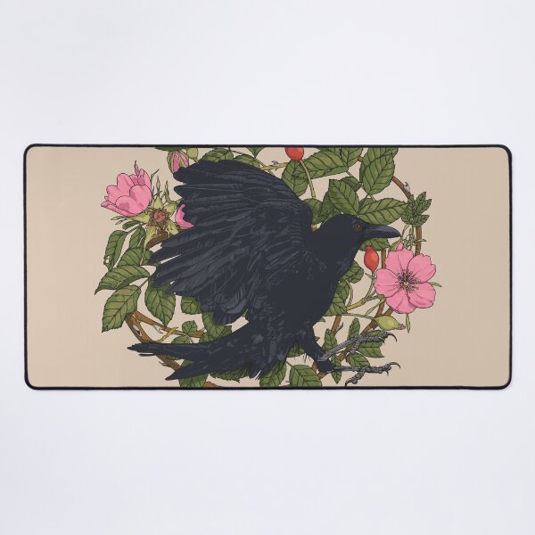 Item preview, Raven and roses designed and sold by Feroniae.