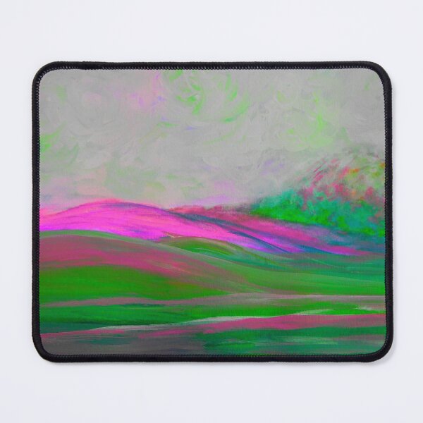 Item preview, Clouds Rolling In Abstract Landscape Pink designed and sold by EloiseArt.