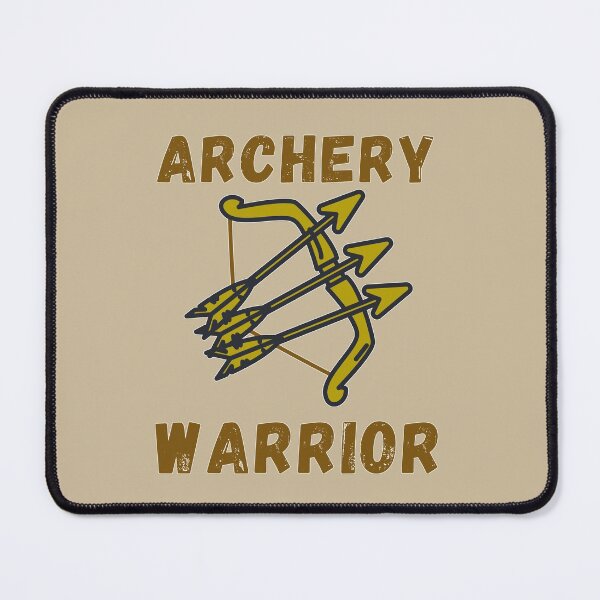 Item preview, Archery Warrior - Archery Lover Gold Brown Colored Text Sisal background designed and sold by IrinchiDE.