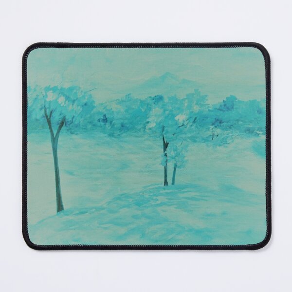 Item preview, Teal Abstract Landscape designed and sold by EloiseArt.
